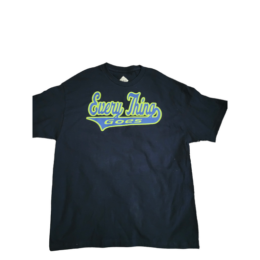 T-SHIRT DOUBLE BLUE/GREEN