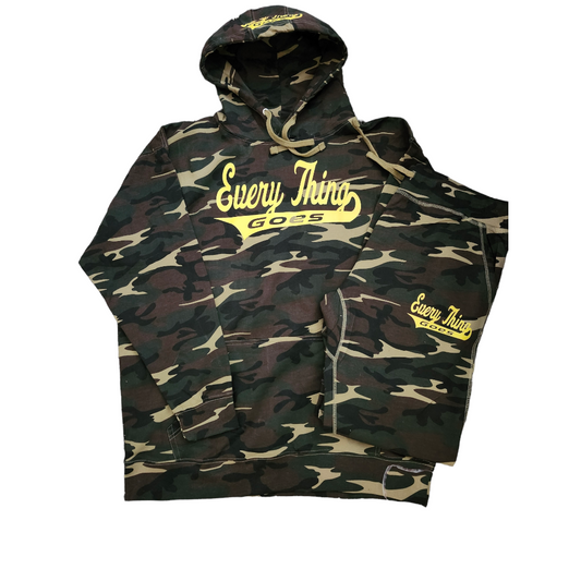 Camouflage Hoodie Set